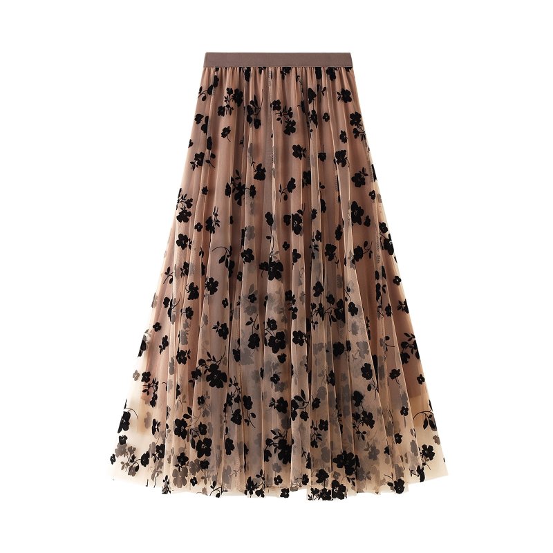 Women s skirt with floral print