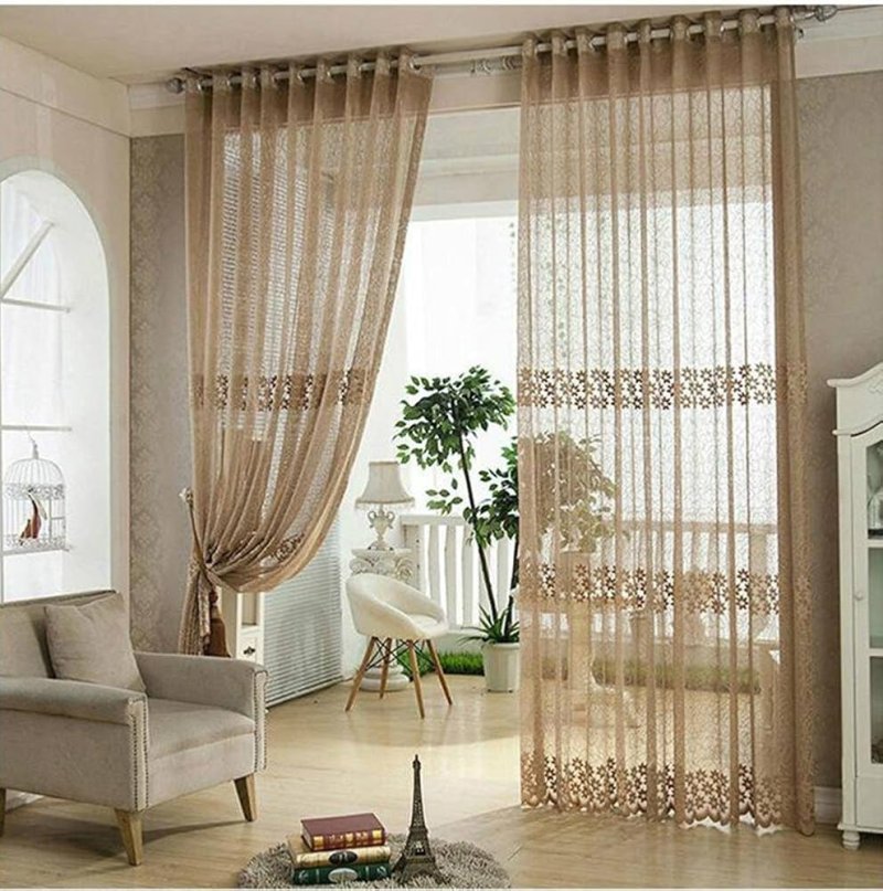 Curtains in the living room