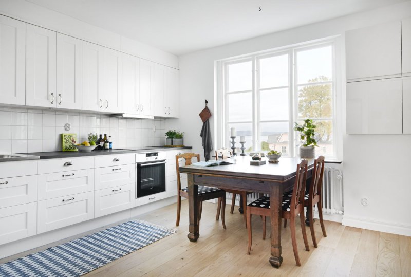 Kitchens Scandinavian style in the interior