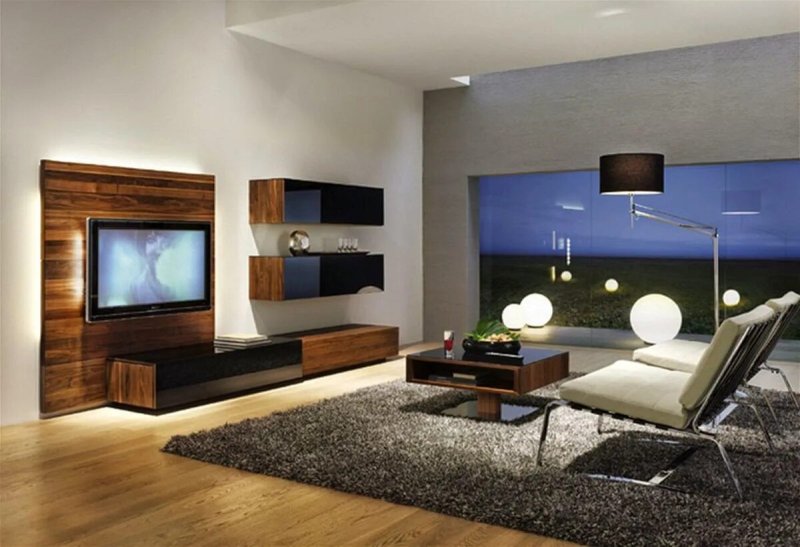 Living room in modern style