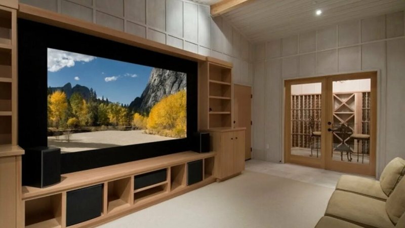 Home cinema interior