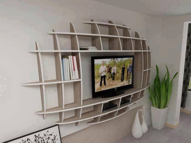 Shelves for TV