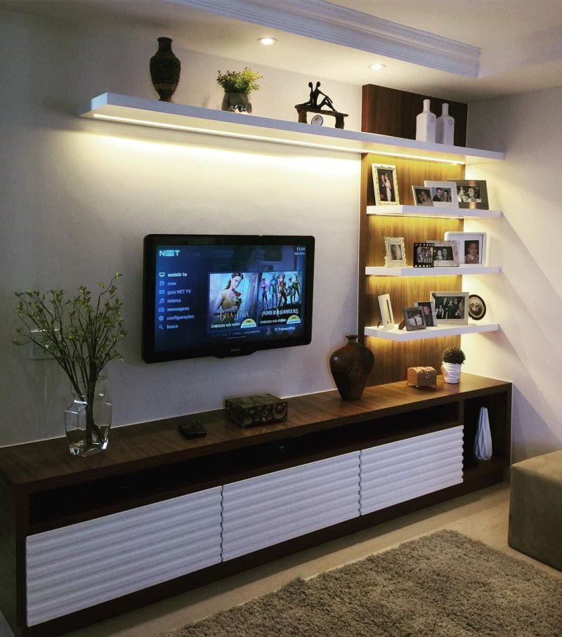 Shelves for TV