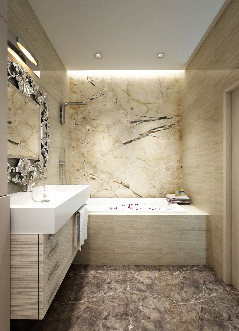 Bathroom for marble design