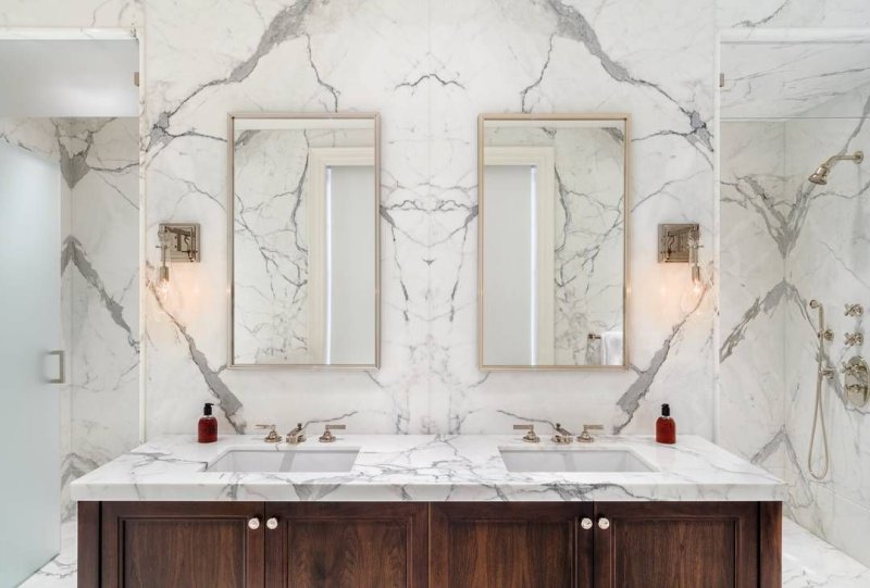 Bathroom for marble design