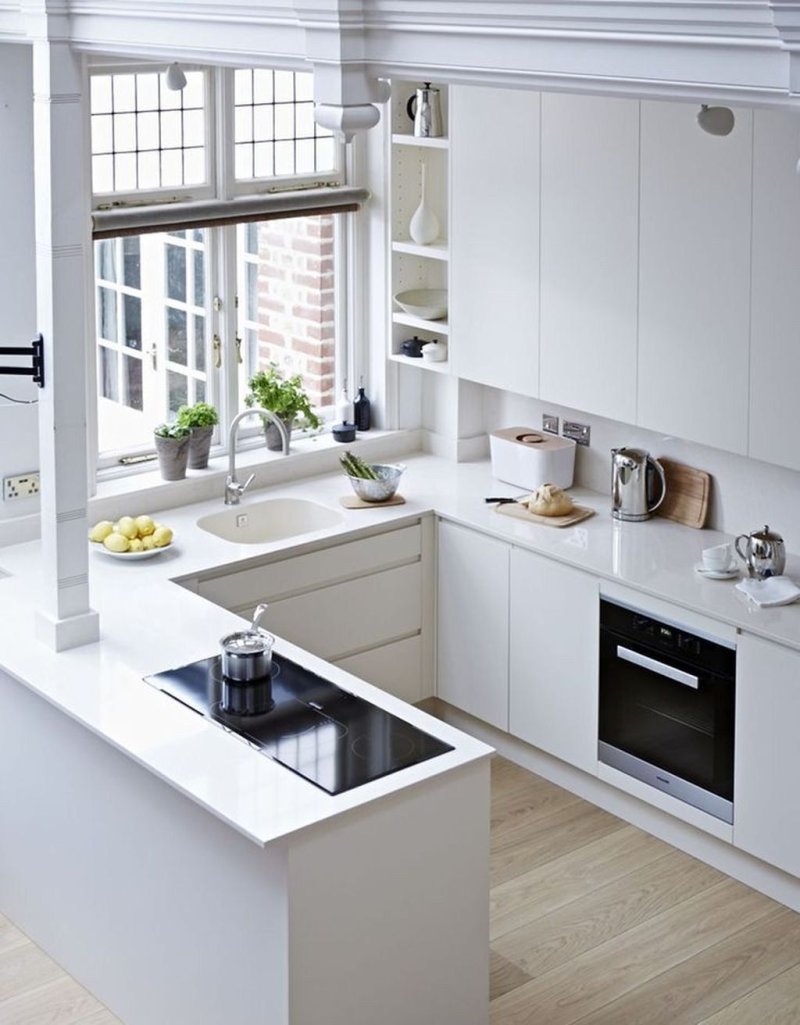 White kitchen design