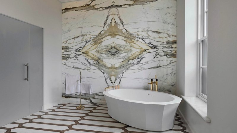 Bathroom design marble