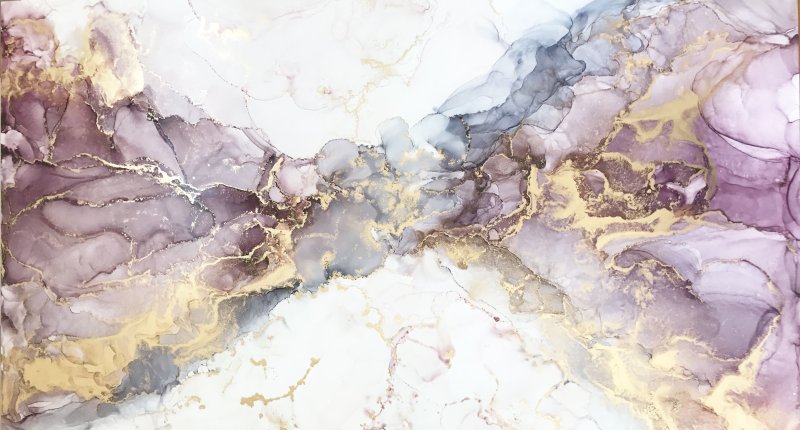 Fresco fluid marble