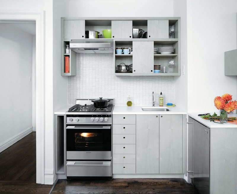 Built -in kitchen for small kitchen