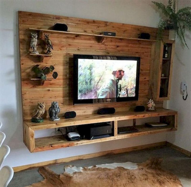 Shelf under a tree of wood