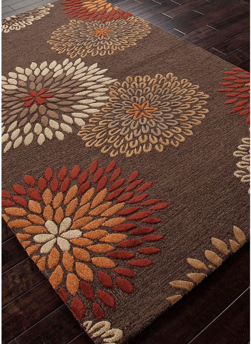 Carpets of modern colors