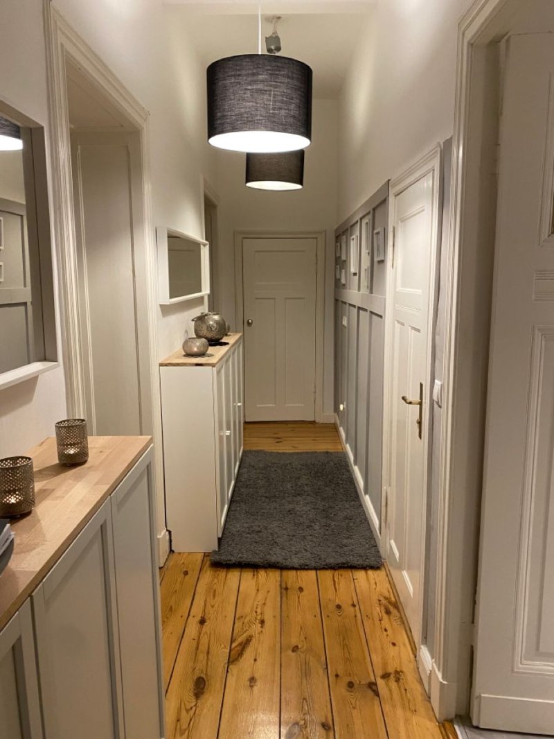 The Scandinavian style is the hallway