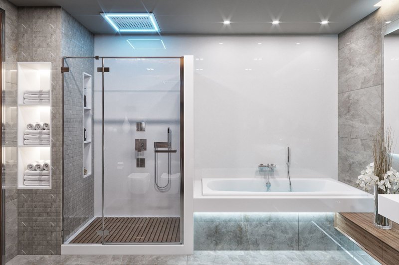 Modern showers design