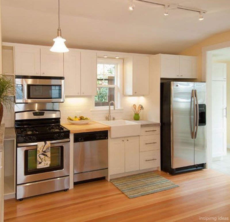 Separate refrigerator in the interior