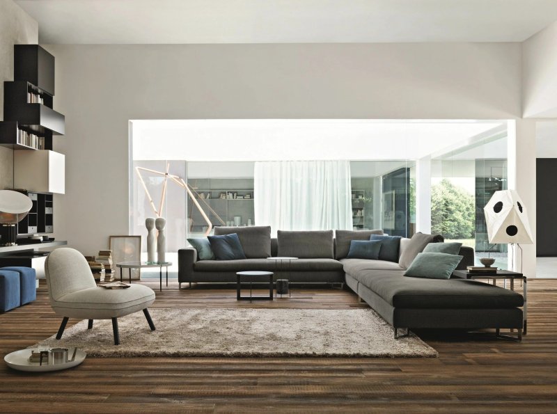 Living room sofa in modern style