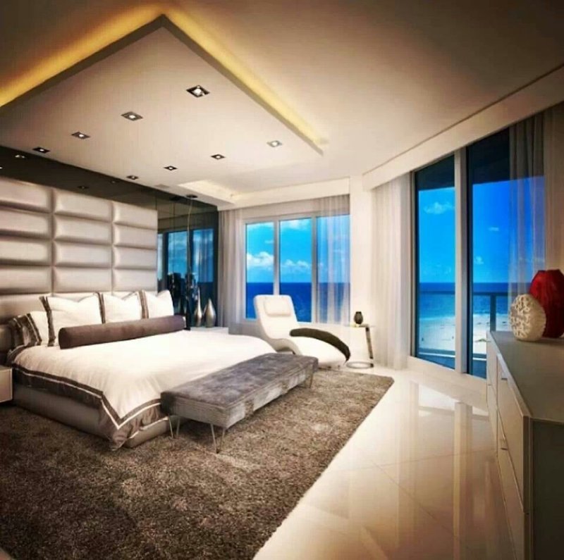 Bedrooms in modern style