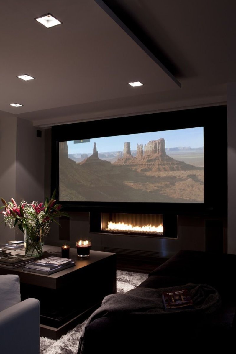 Home cinema interior