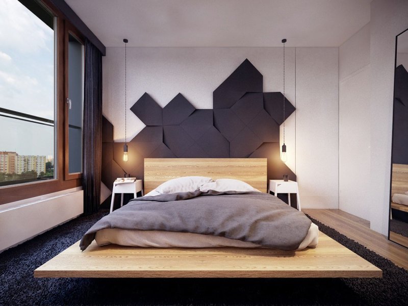 Bedrooms in modern style