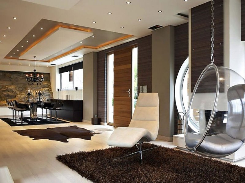 Futuristic style in the interior