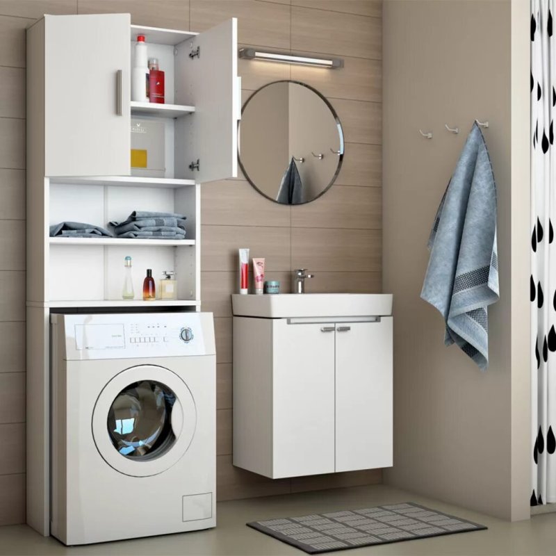 Wardrobe for washing machine