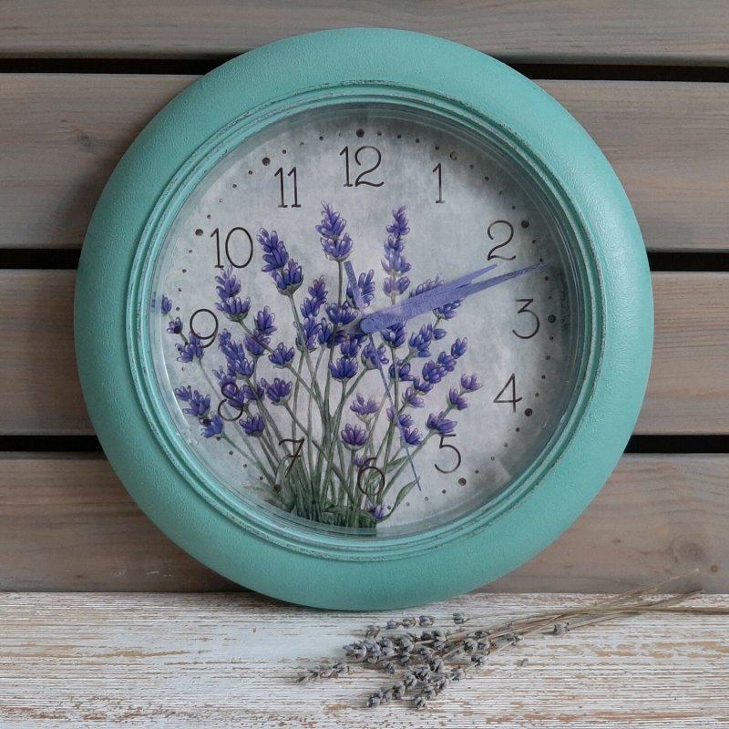 Wall clock in Provencal style