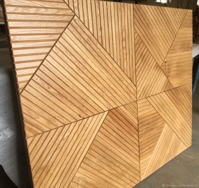 Wooden 3 d panels