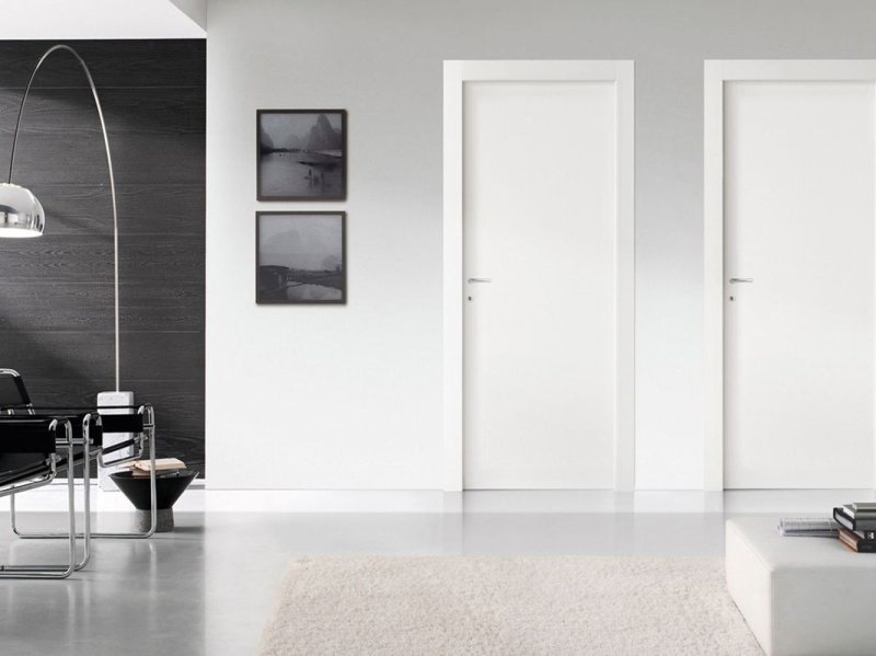 White doors in the interior interior modern style