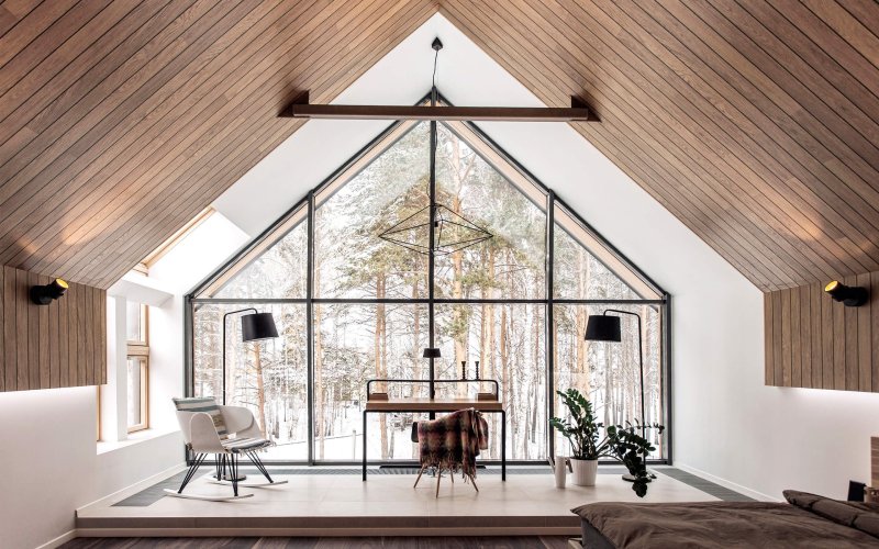 Scandinavian style attic