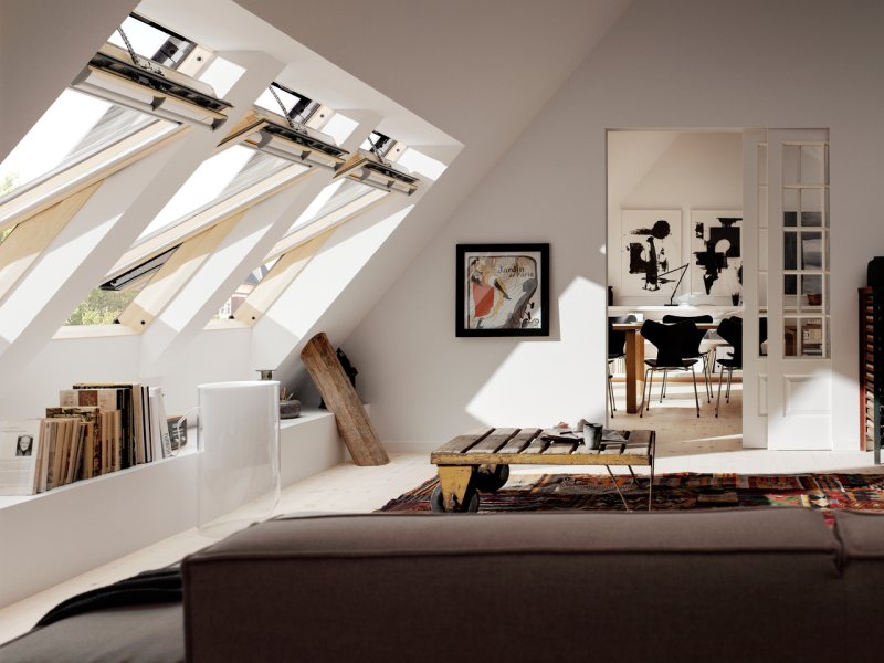 Mansard windows Velux