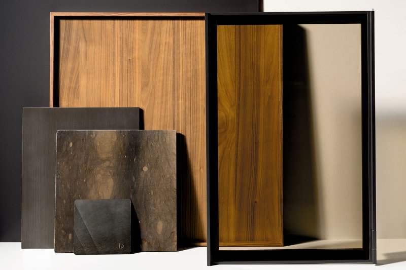 Minotti Aeron coffee table - Laccato Lucido Corten