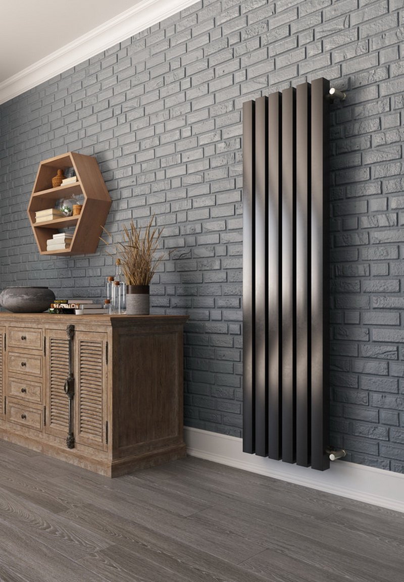 Steel tubular radiator Loten Grey