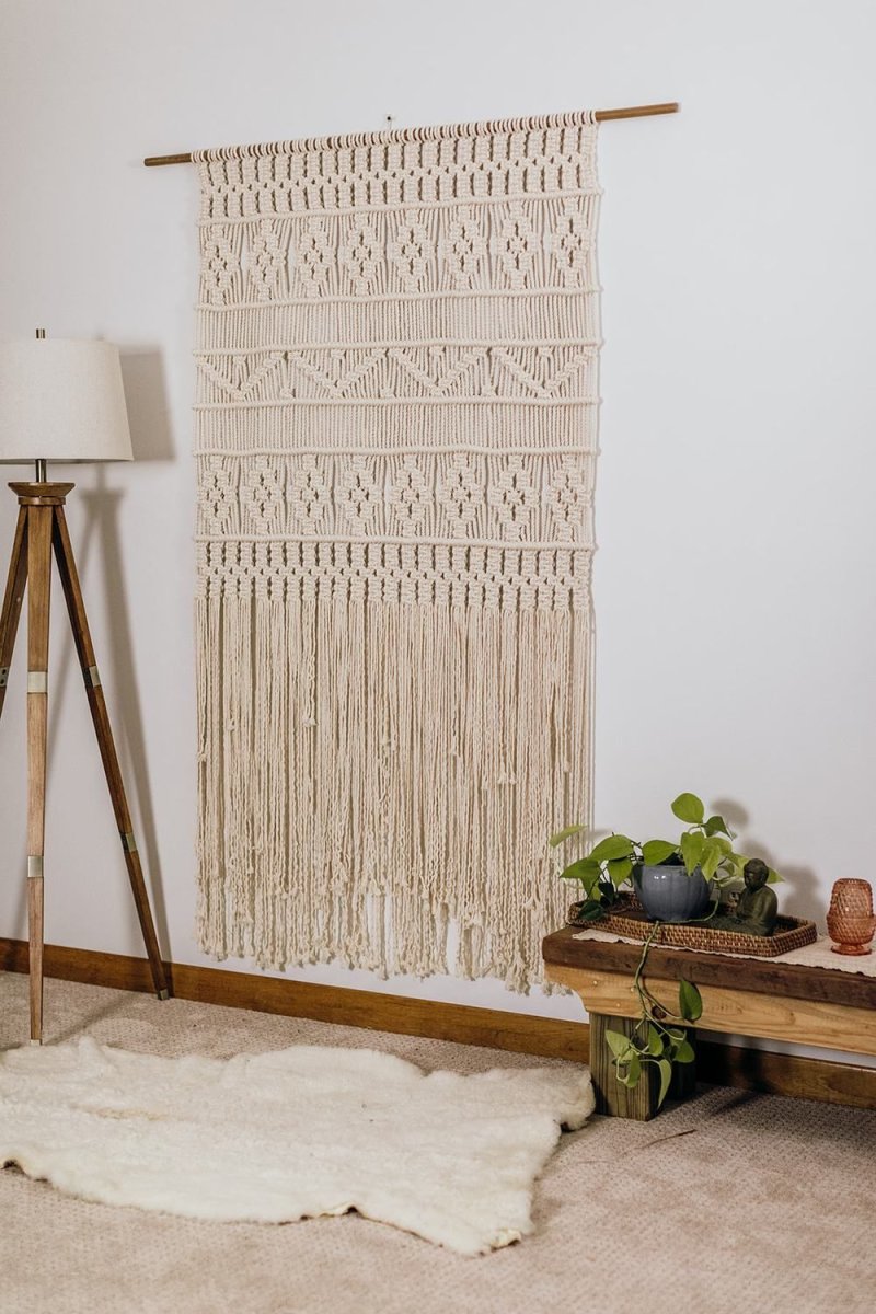 Panel Macrame on the wall