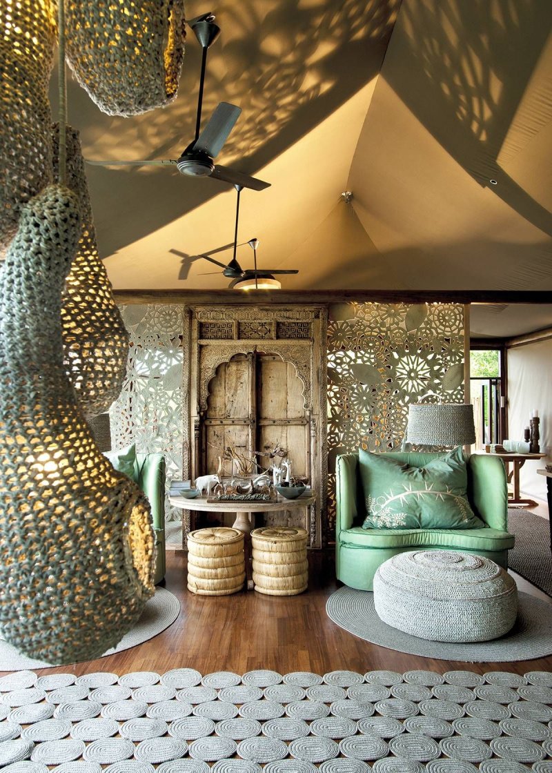 African style in the interior