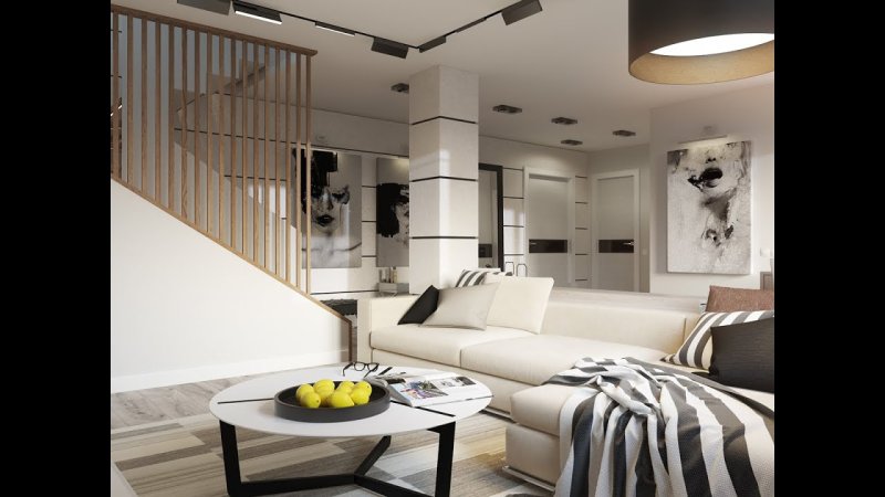 The interior of apartments in a modern style