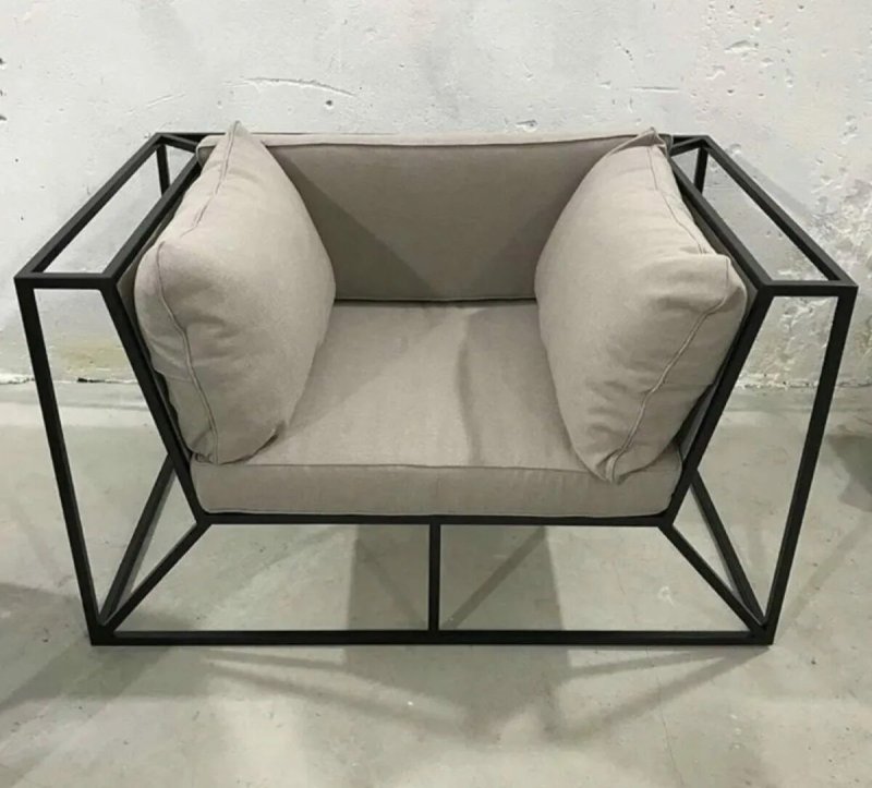 Loft chair from a profile pipe