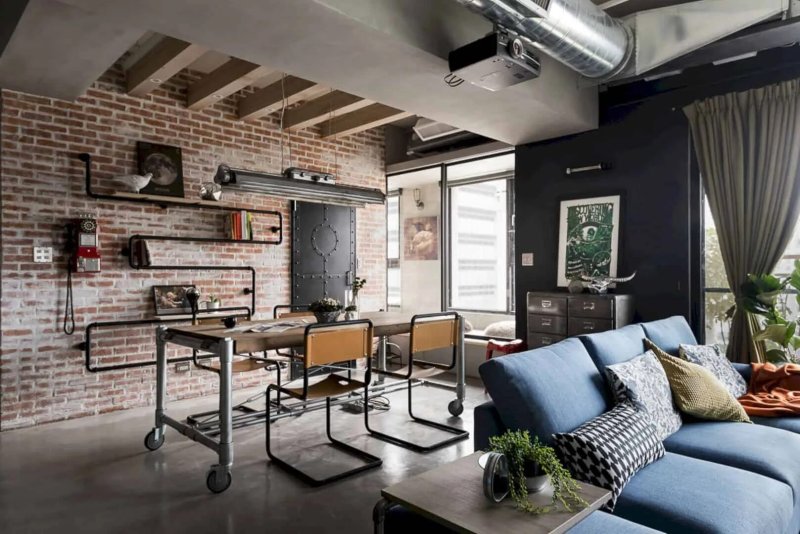 Industrial style interior