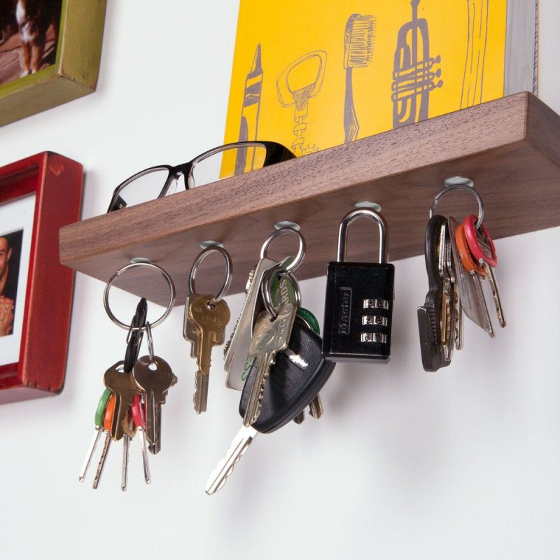 Key shelf in the hallway