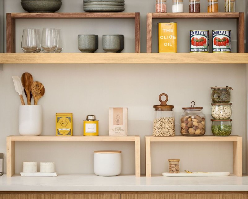 Place for spices in the kitchen