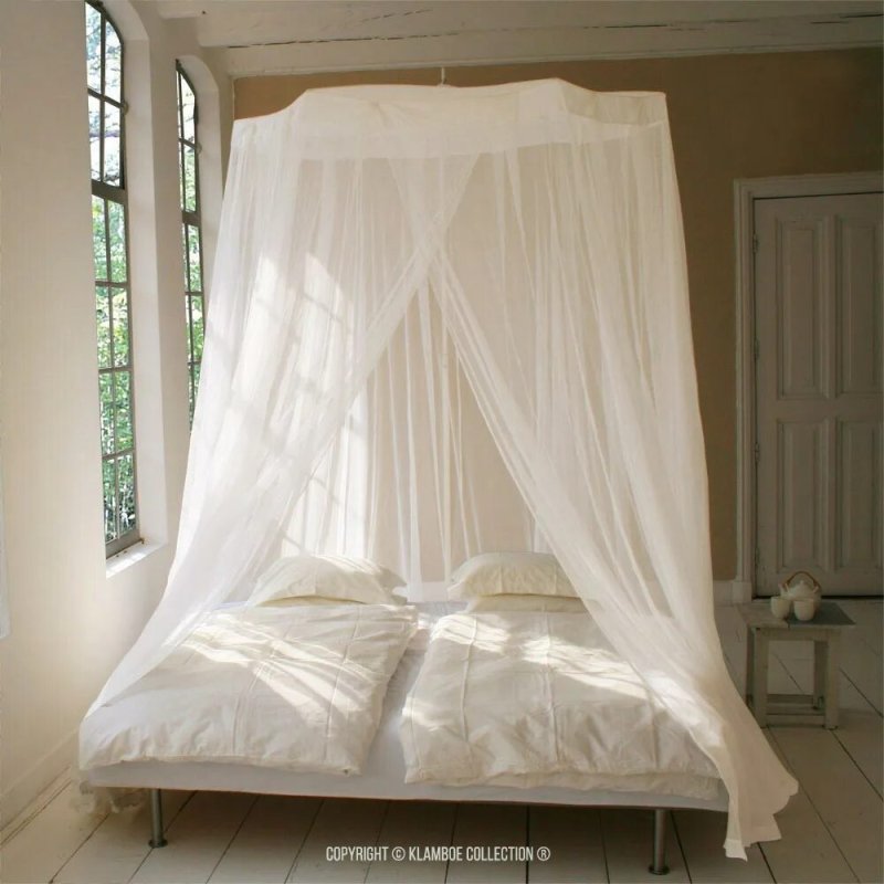 Bed with a canopy