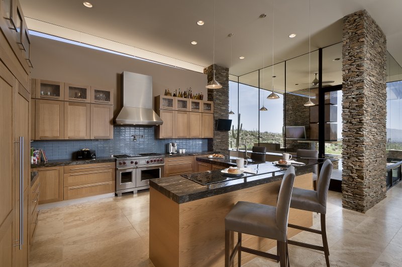 Kitchens in cottages interior