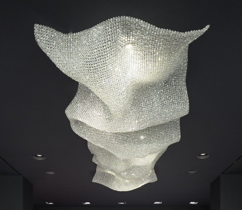 Crystal ceiling chandelier