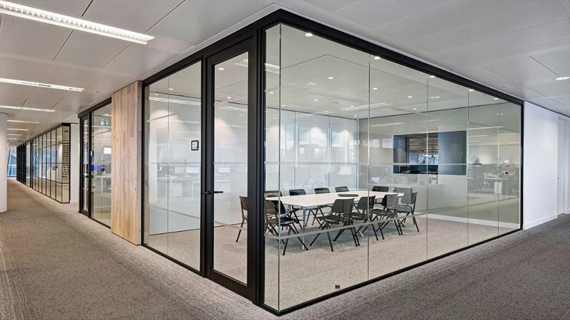 Office glass partitions