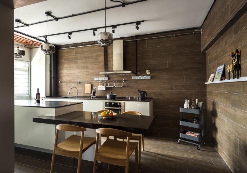 Loft style kitchens