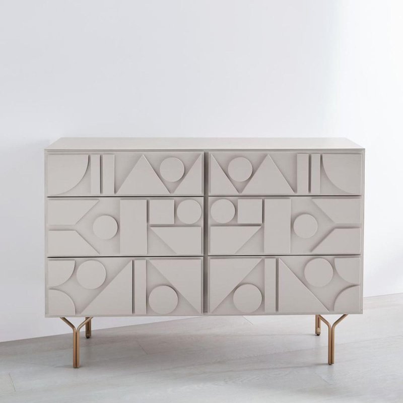 Malanie wide chest of drawers