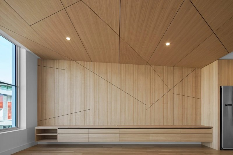 Acoustic veneered panels Gustafs Panel System