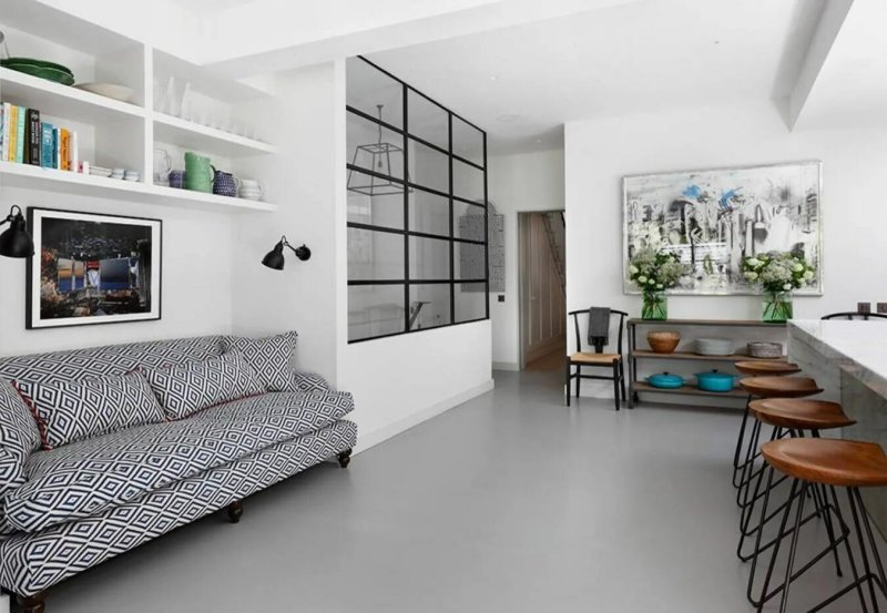 Scandinavian style in the interior of small -sized apartments