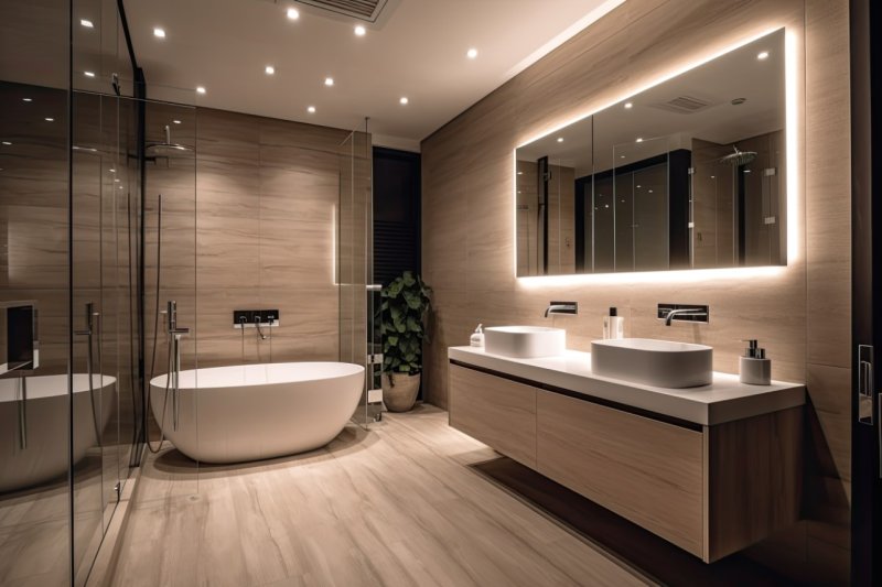 Bathroom in modern style