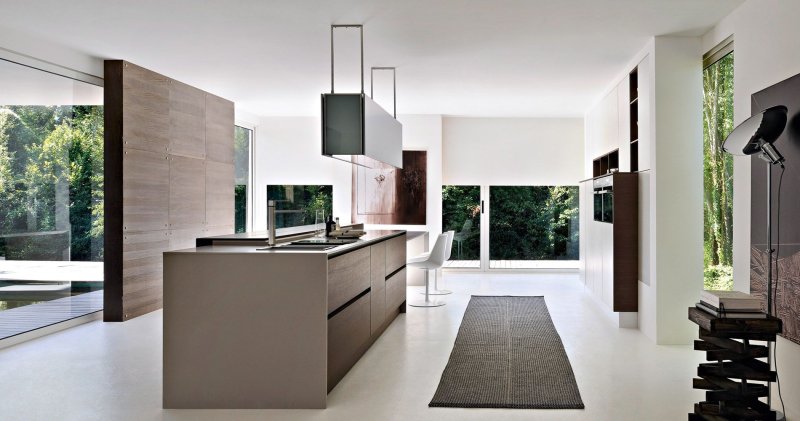 Dear kitchen in a modern style