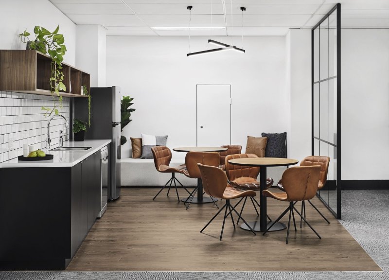 Kitchen interior in the office