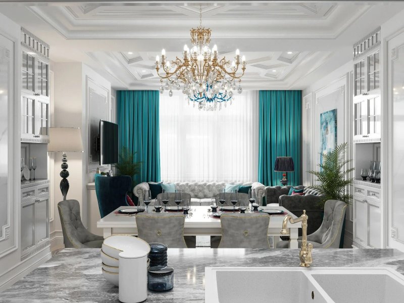 Tiffany s neoclassic living room